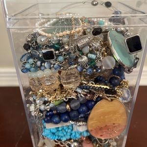 Vintage-Modern Jewelry Jar #AB 27